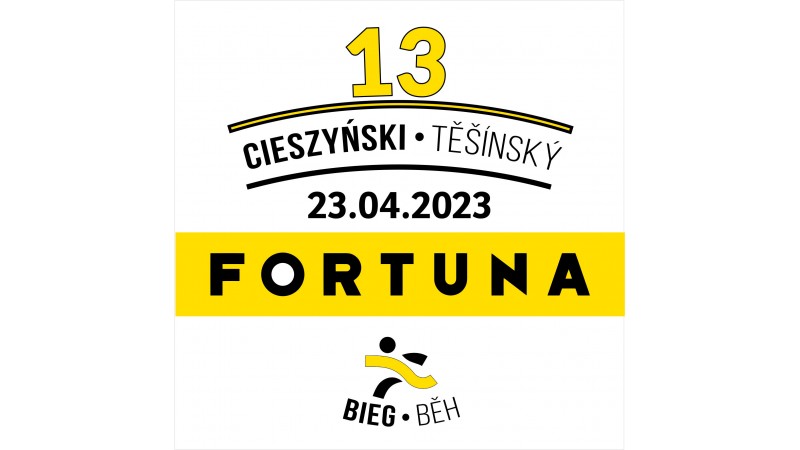 Logotyp 13. Cieszyńskiego FORTUNA Biegu